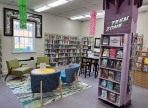 Teen area at Abingdon library