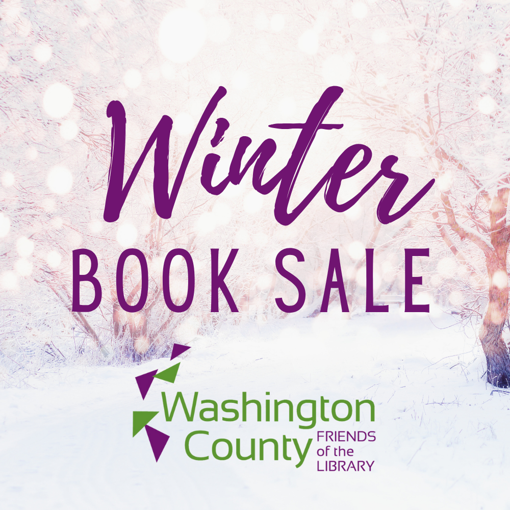 Winter Book Sale calendar square